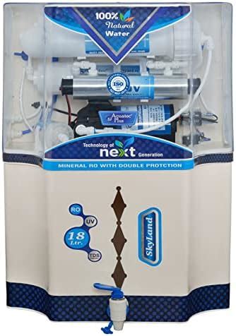 Aquatec Plus - SkyLand 18L RO+UV+UF+TDS Water Purifier for Home (White ...