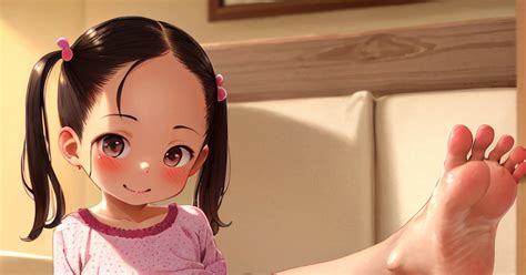 AI, loli, sole / feets - pixiv