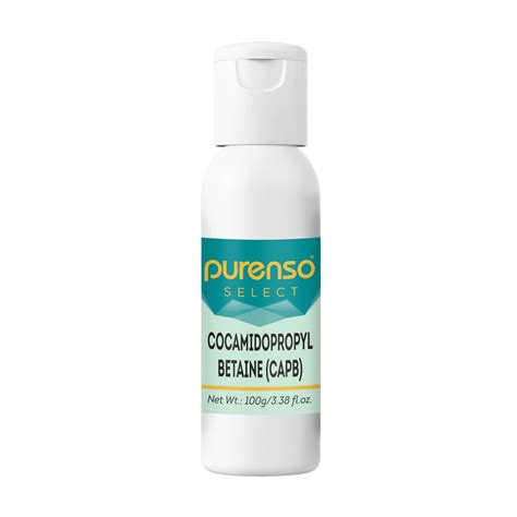 PURENSO Select - Cocamidopropyl Betaine Liquid (Capb), 100G, Natural ...