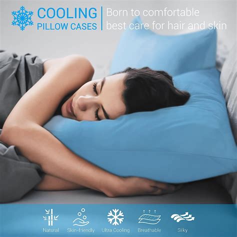 Elegear Cooling Pillowcases, 2 Pack Standard & Queen India | Ubuy