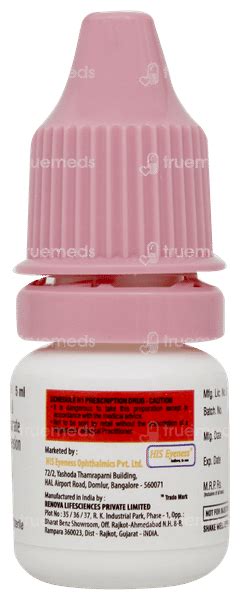 Maxim L Eye Drop 5 Ml - Uses, Side Effects, Dosage, Price | Truemeds