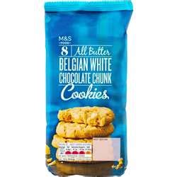 Purchase Marks & Spencer's Belgian White Chocolate Chunk Cookies online ...