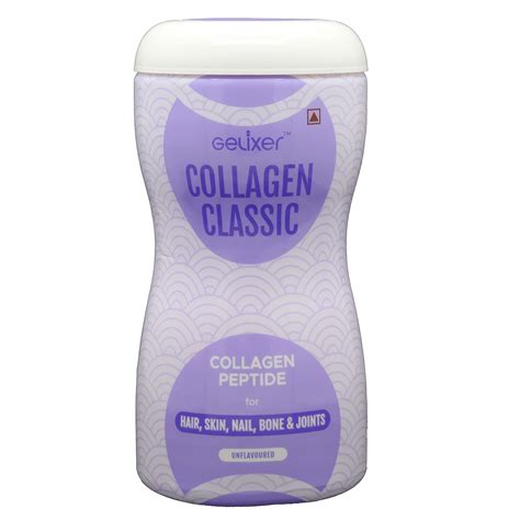 Gelixer Collagen Classic - Unflavoured, Premium, Fish Collagen Peptide ...