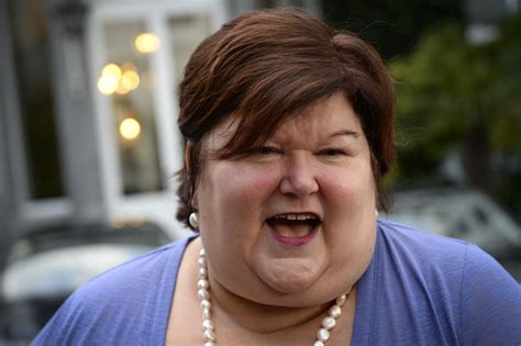 Maggie De Block attends opening of cartoon exhibition about herself ...