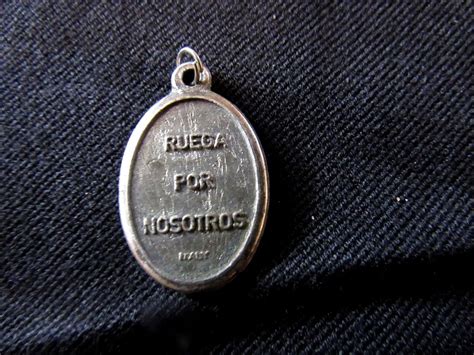 VTG Nuestra Senora De Guadalupe-Ruega Por Nosotros- Medal Pendant Charm ...