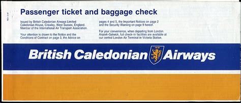 BRITISH CALEDONIAN