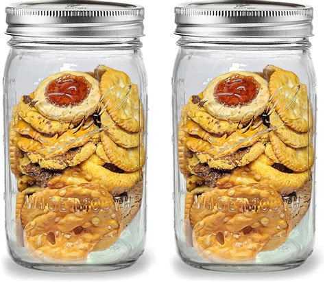 Amazon.com: (2 Pack) - Ball Wide Mouth 32-Ounces Quart Mason Jars With ...