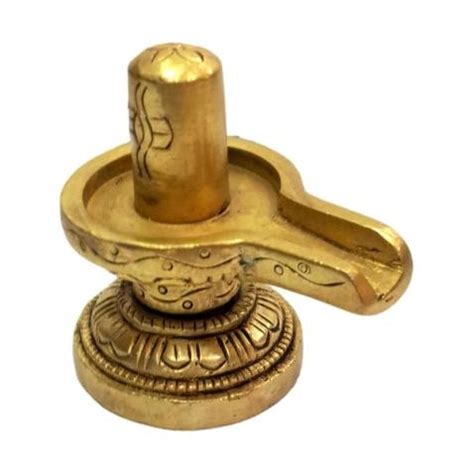Brass Shiv Ling or Pithalai Lingam 2.5 & 3 Inch – Sri Prarthana