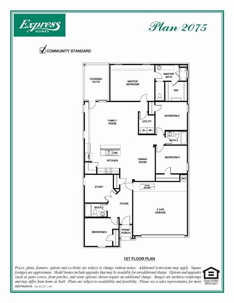 Dr Horton Cambridge Floor Plan - Interior Paint Patterns