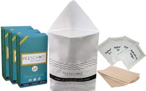 Peeschute Unisex Pocket Sized Toilet-Disposable Paper Urine Bags- Combo ...