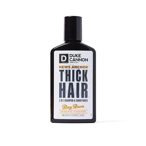 Duke Cannon 10 oz Bay Rum New Anchor Thick Hair 2-in-1 Shampoo ...