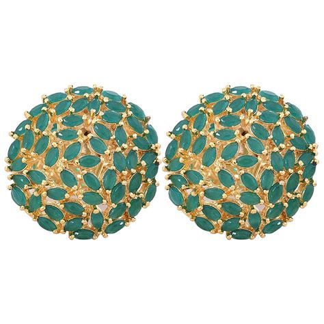 Dazzle and Shine with Our Unique CZ Stud Green Earrings Collection ...