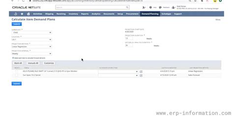 Image result for NetSuite Demand Planning Module