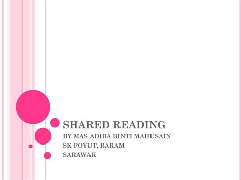Shared Reading Diffinition 的图像结果