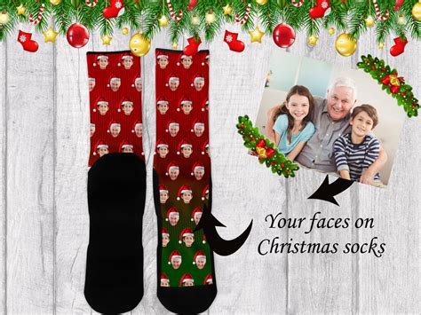 Personalized Christmas Socks Custom Christmas Socks for Men | Etsy