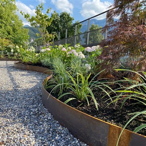 Flachstahl Rasenprofil