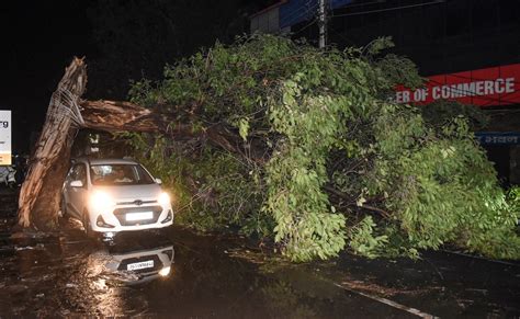 आंधी-तूफान आते ही घर की ओर दौड़ा सैर पर निकला शख्स, 100 मीटर दूरी पर ...
