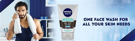 NIVEA Men All-In-One Face Wash, 100ml With All-In-One Face Wash, 50ml ...
