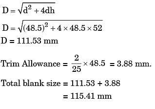 Past Year Questions: Sheet Metal Operations Free MCQ Practice Test with ...
