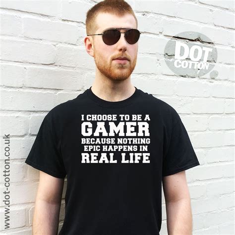 I Choose to be a Gamer T-Shirt - Dot Cotton