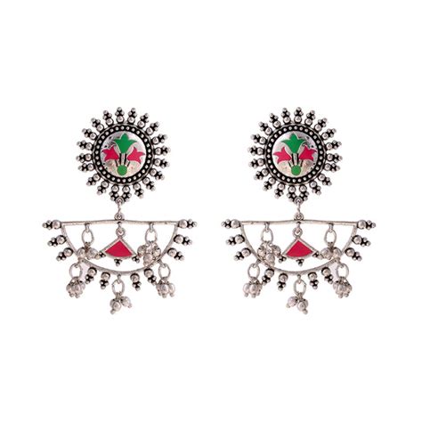 Bagh E Fiza Half Moon Earrings – VOYLLA