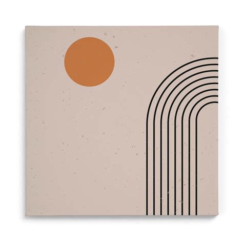 Curved Lines Wall Art Painting | Buy Custom Art Frames at The Framewala