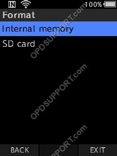 Formatting Memory Card 的图像结果