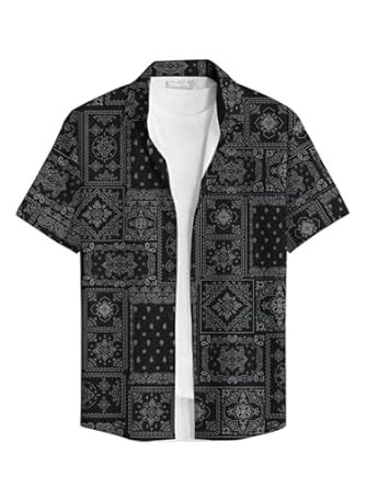 BULLMER Cotton Trendy Regular Fit Printed Causal Shirt for Men - Pack ...