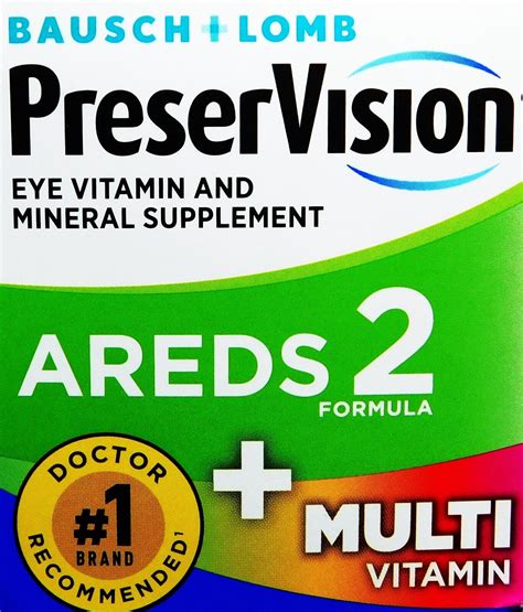 PreserVision AREDS 2 In 1 Multi Eye vitamin Softgels - 120 Count