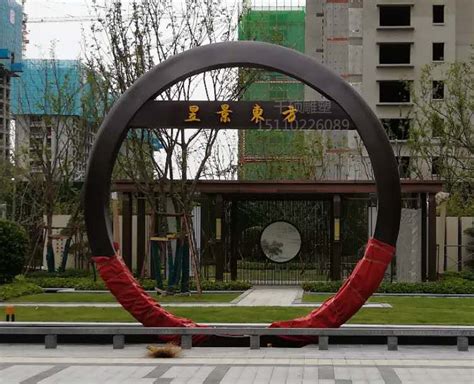 不锈钢圆环雕塑，圆环不锈钢雕塑
