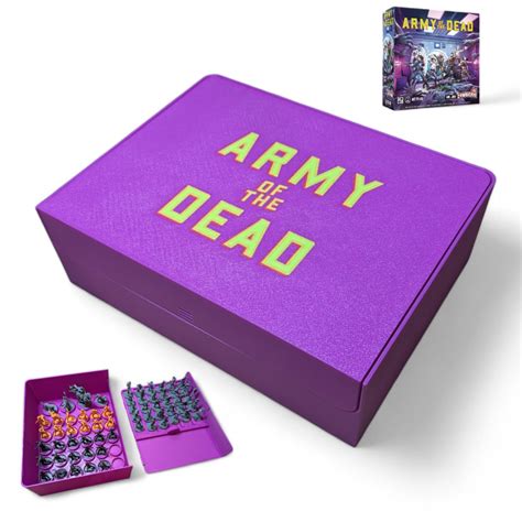 Buy Zombicide Army of the Dead - Zombies storage box Fuchsia compatible ...