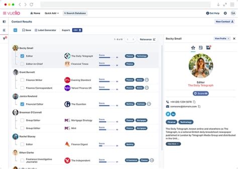 Image result for Media Contacts Database Tutorial