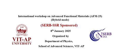 International workshop on Advanced Functional Materials (AFM-25 ...