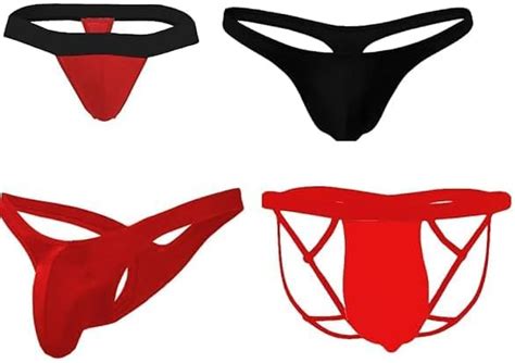 Buy NIMRA FASHION Men's Synthetic Thongs Panties G String Brief ...