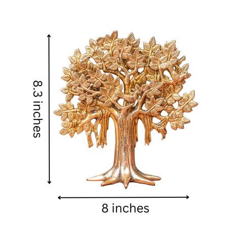 The Advitya | Kalpavriksha Brass Tree with Two Birds on Branch
