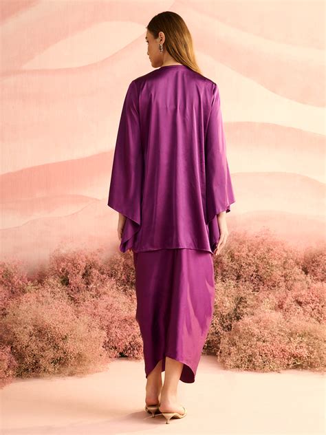 Buy Purple Yami Co-Ord Set Online - Chique