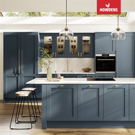 Image result for Howdens Blue Kitchen Units