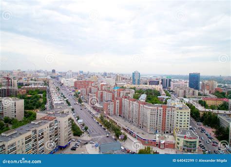 The City of Siberia Novosibirsk Editorial Stock Image - Image of ...