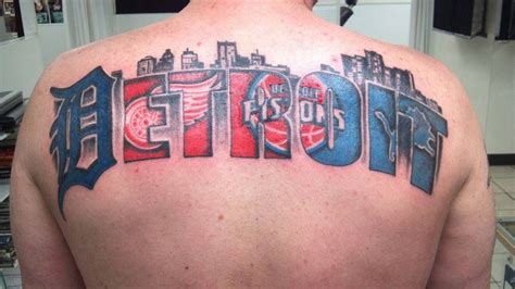 detroit lion tattoo ideas