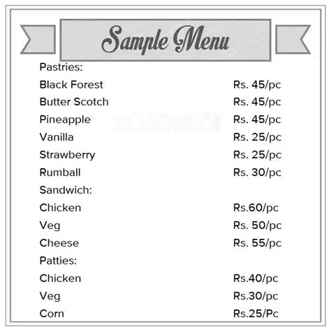 Menu at The Eggs - O - Tic, Guwahati, 13