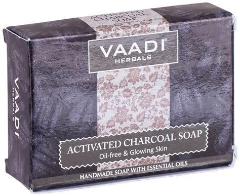 Buy Vaadi Herbals Pvt Ltd Value Pack Of 3 Activated Charcoal Soap (3 X ...