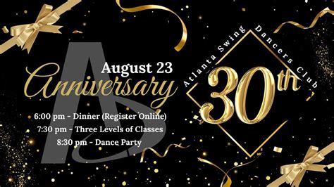 ASDC 30th Anniversary | West Coast Swing | Classes and Dance Party ...