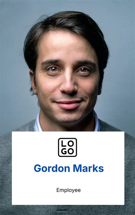 Free Basic Employee ID Card Template to Edit Online