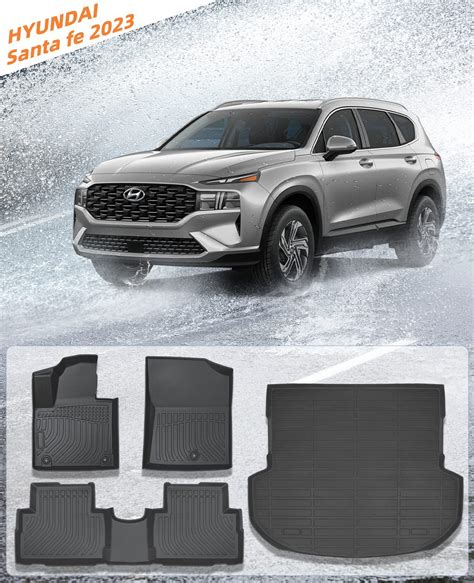 Mua for Hyundai Santa Fe Floor Mats 2023 2022 2021(Gas ONLY) All ...