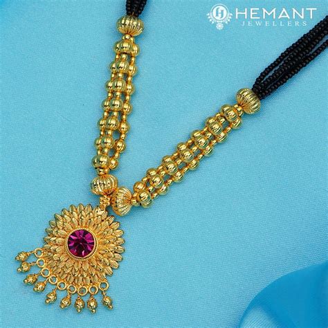 Traditional Maharashtrian Kolhapuri Mangalsutra Tarboose Surya – Hemant ...