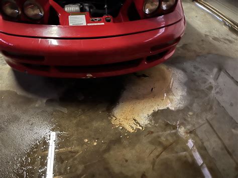 Yellow Fluid Leaking From Car