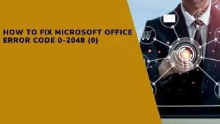 Fix Error Code 0-2048-0 的图像结果