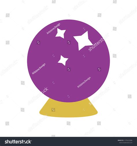 Crystal Ball Emoji Stock Vector (Royalty Free) 1279222996 | Shutterstock