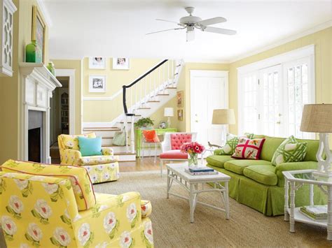 20 Living Room Designs With Bright Color Schemes - Housely