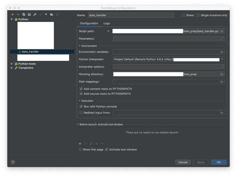 Image result for PyCharm Python Runtime Settings